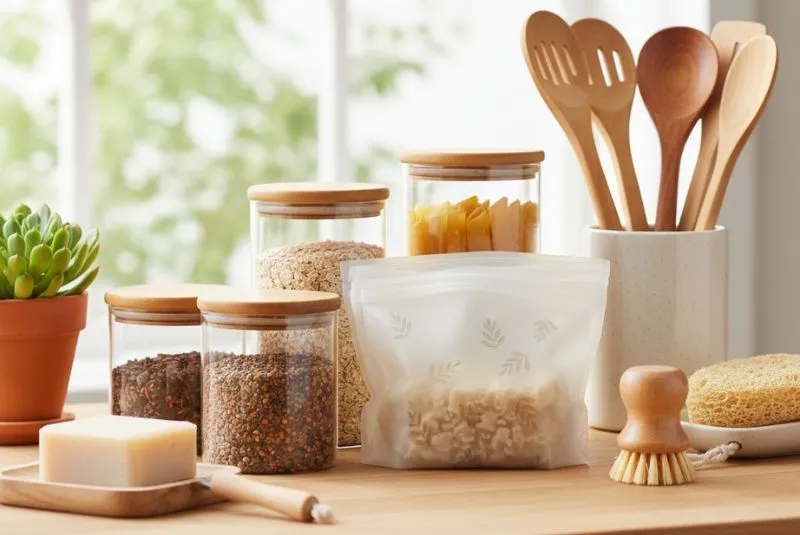 High-quality sustainable kitchen essentials and reusable products for an eco-friendly home.
