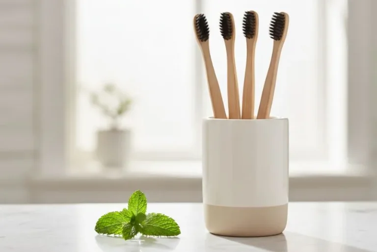 Bamboo Toothbrush Set