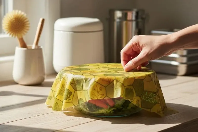 Beeswax wraps for a sustainable kitchen